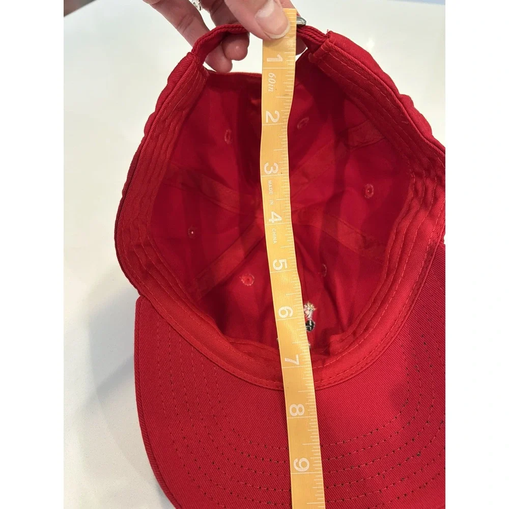 Disney Minnie Mouse Womens Kids Hat Red Embroidered Gift Disneyland Disney World